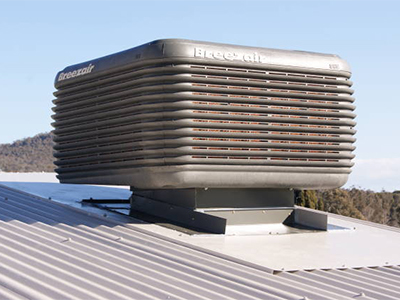 Installation of the Evaporative Cooler