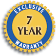 & Year Warranty Seal